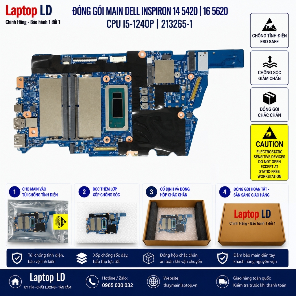 Main Dell Inspiron 14 5420 | 16 5620 | CPU  i5-1240P I 213265-1