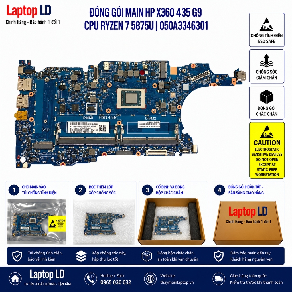 Main HP X360 435 G9 | Ryzen7 5875U | 050A3346301