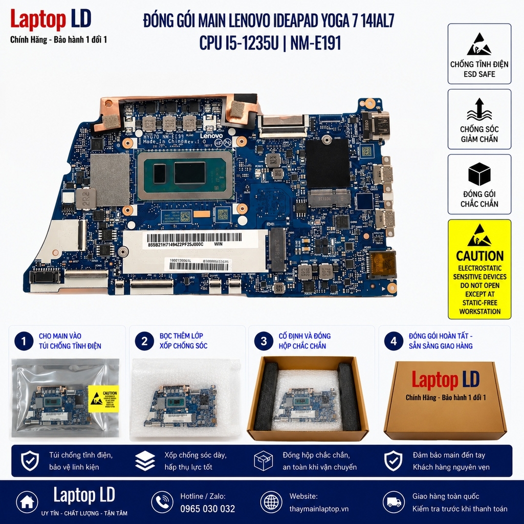 Main Lenovo Ideapad Yoga 7 14IAL7 | CPU  I5-1235U | NM-E191