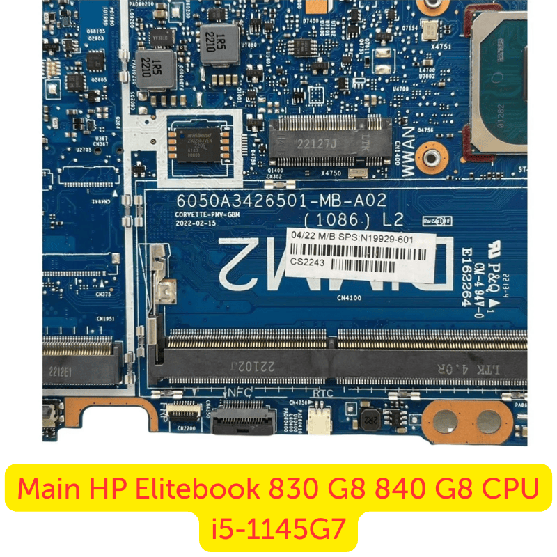 Thay Main HP EliteBook 830/840 G8 i5-1145G7 Chính Hãng
