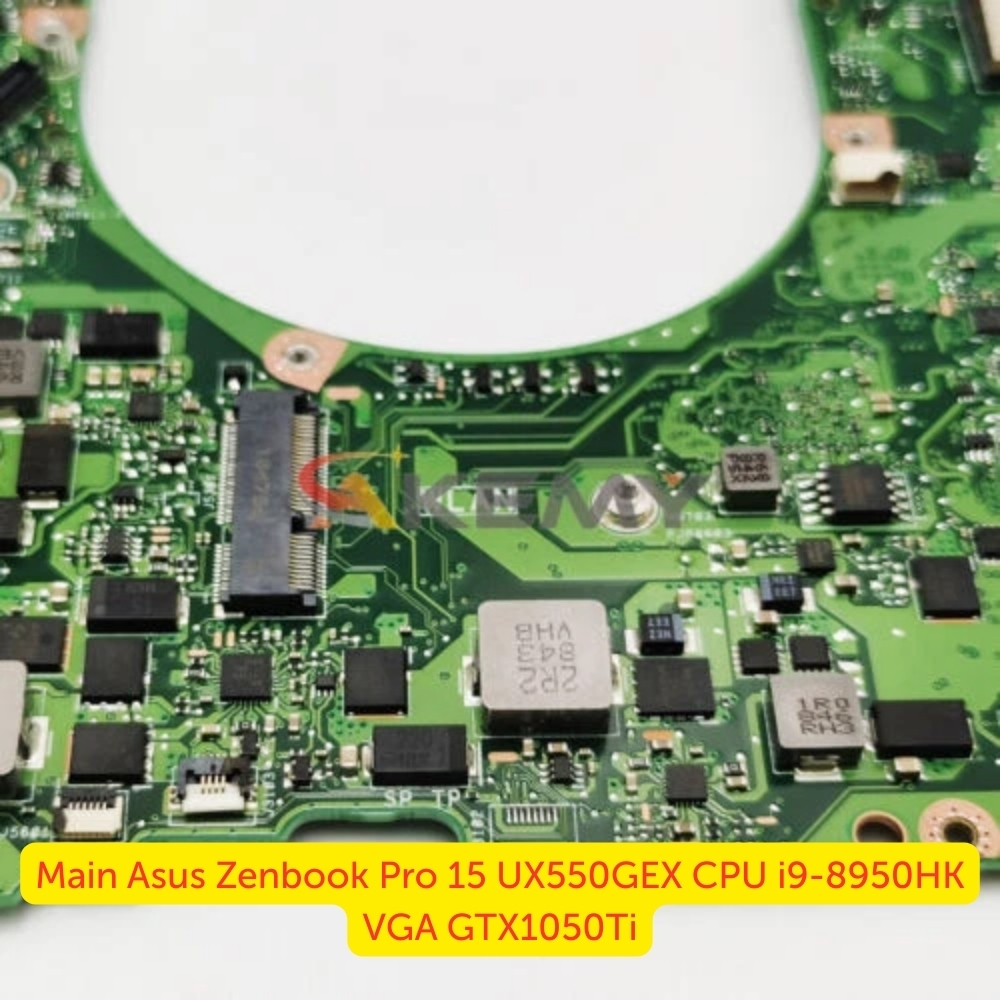Main Asus Zenbook Pro 15 UX550GEX CPU i9-8950HK VGA GTX1050Ti