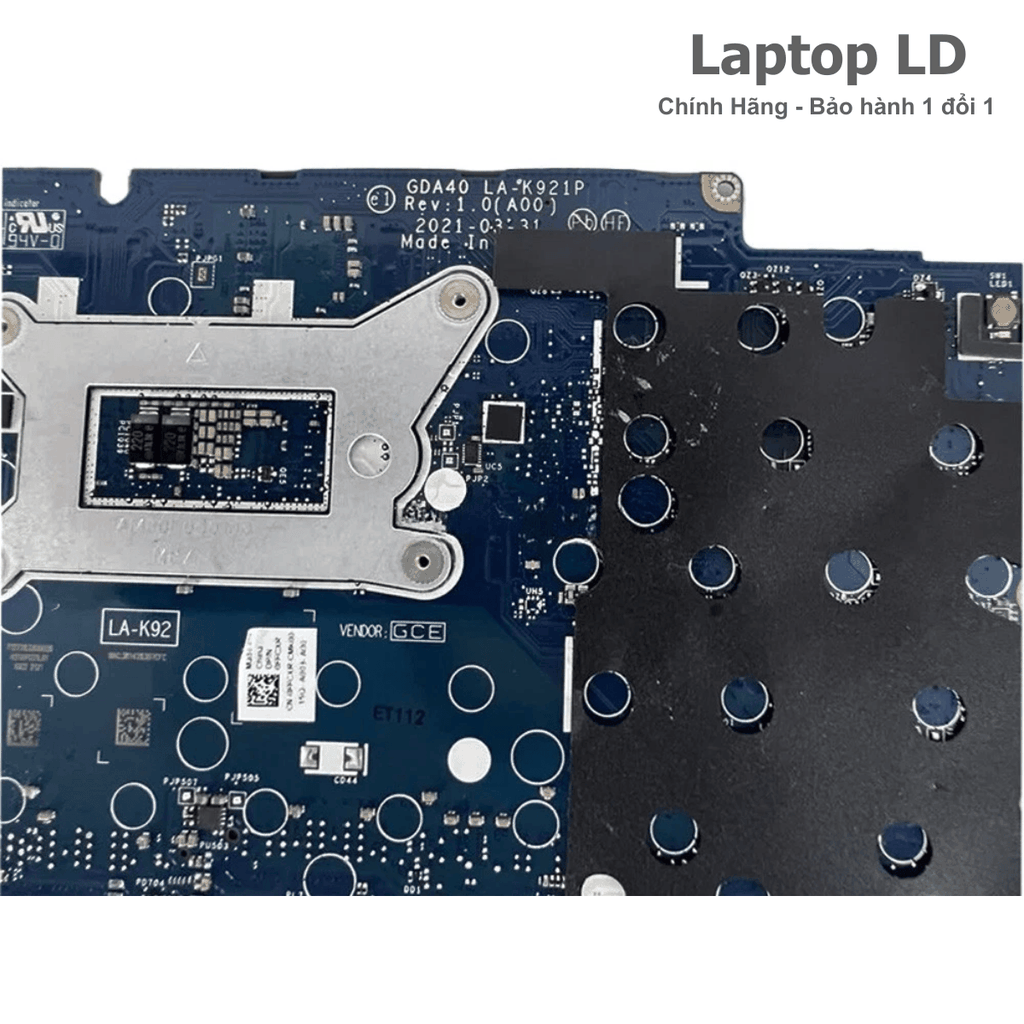 Main Dell Latitude 5421 CPU i7-11850H 4.8Ghz NVIDIA MX450 LA-K921P