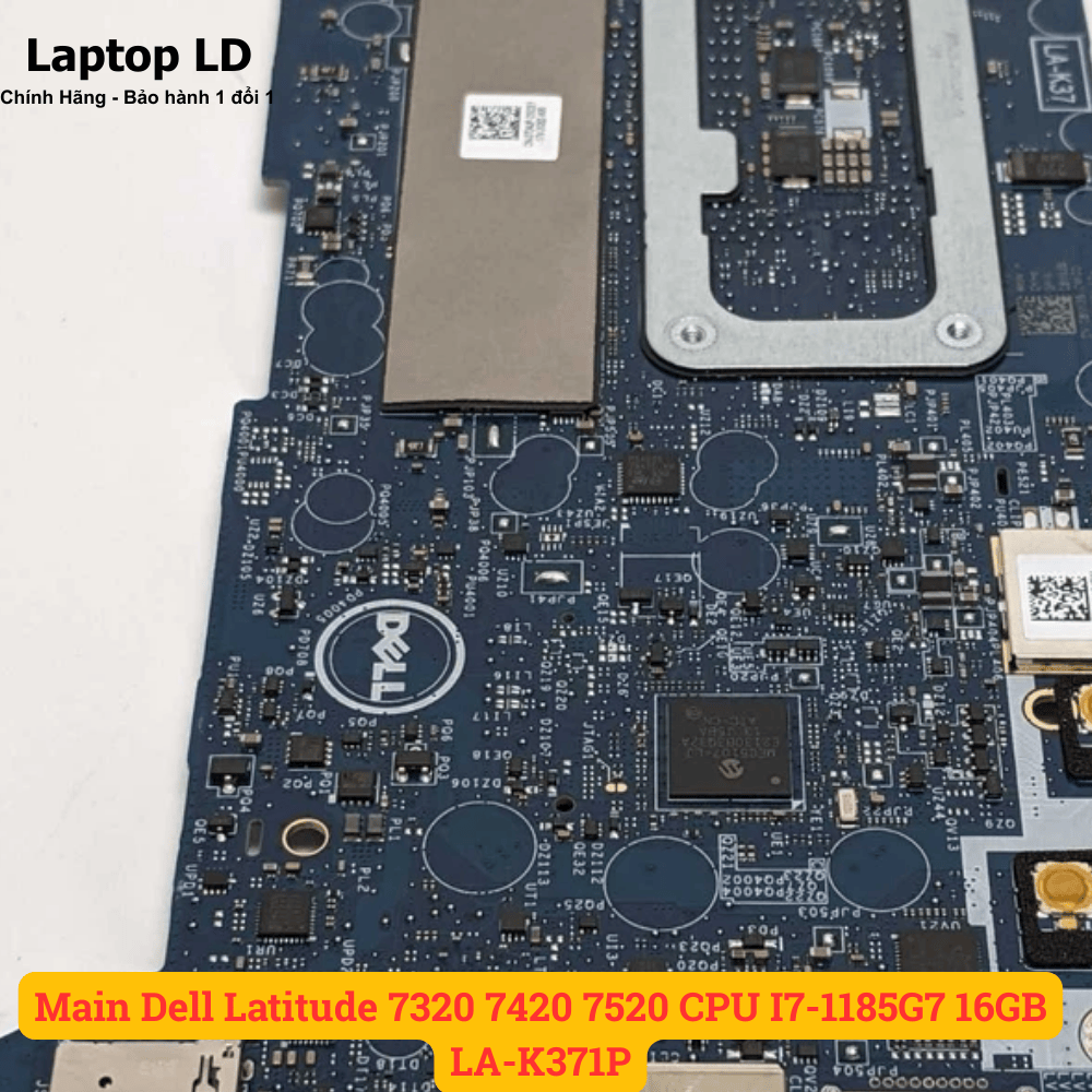 Main Dell Latitude 7320 7420 7520 CPU I7-1185G7 16GB LA-K371P