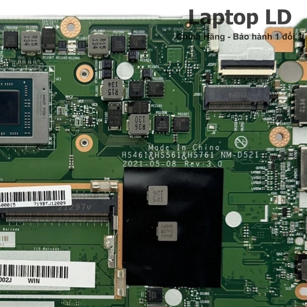 Main Lenovo IdeaPad 3-15ALC6 CPU Ryzen 7 5700U 4GB NM-D521