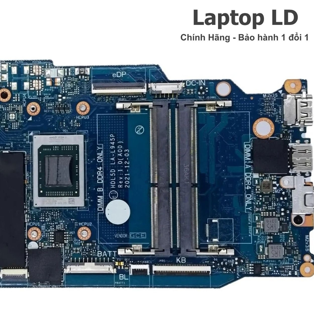 Main Dell Inspiron 14 3425 / 15 3525 CPU R7-5700U LA-L945P