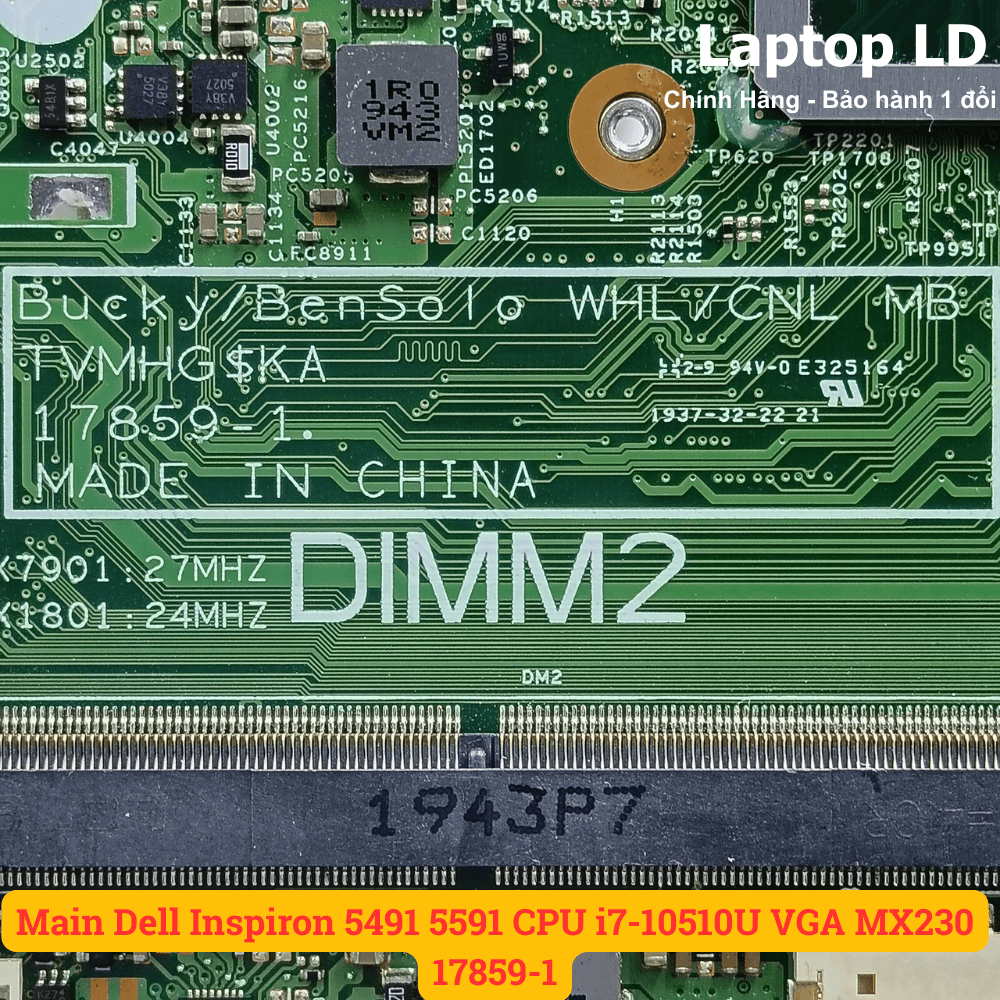 Main Dell Inspiron 5491 5591 CPU i7-10510U VGA MX230 17859-1