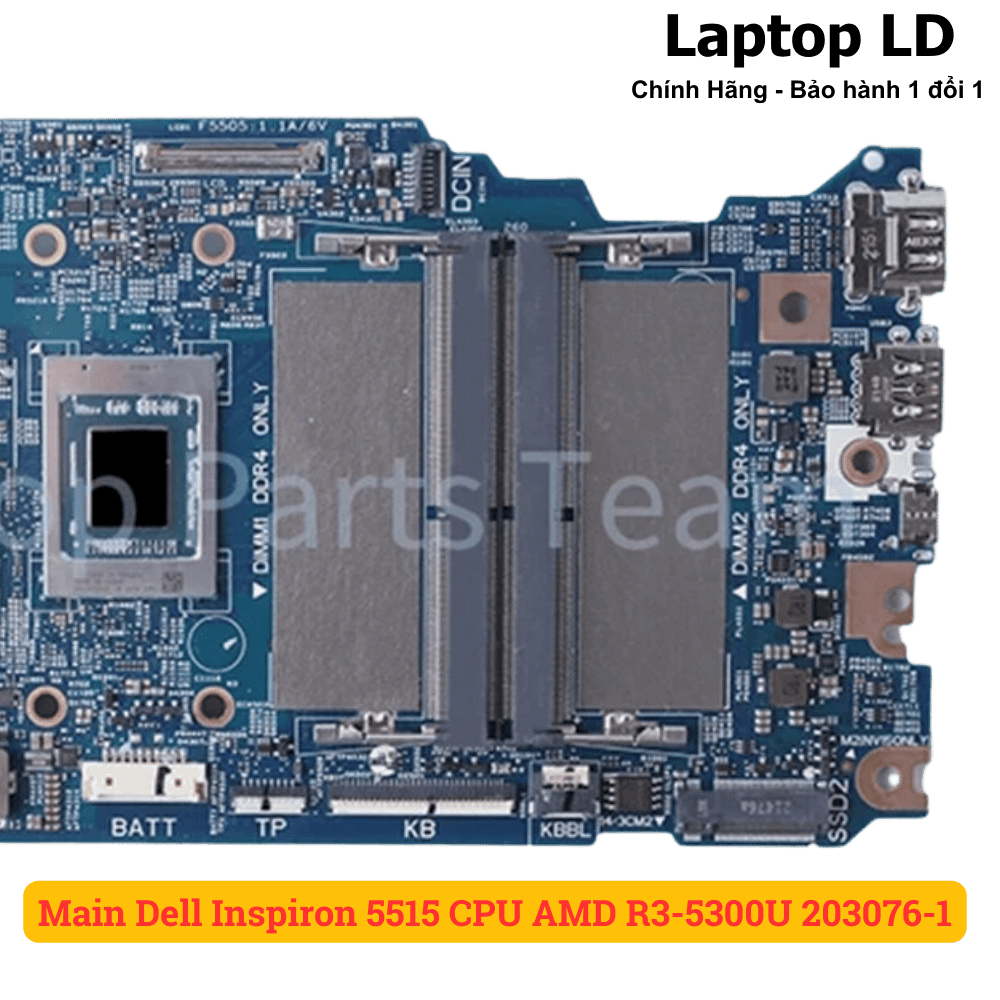 Main Dell Inspiron 5515 CPU AMD R3-5300U 203076-1