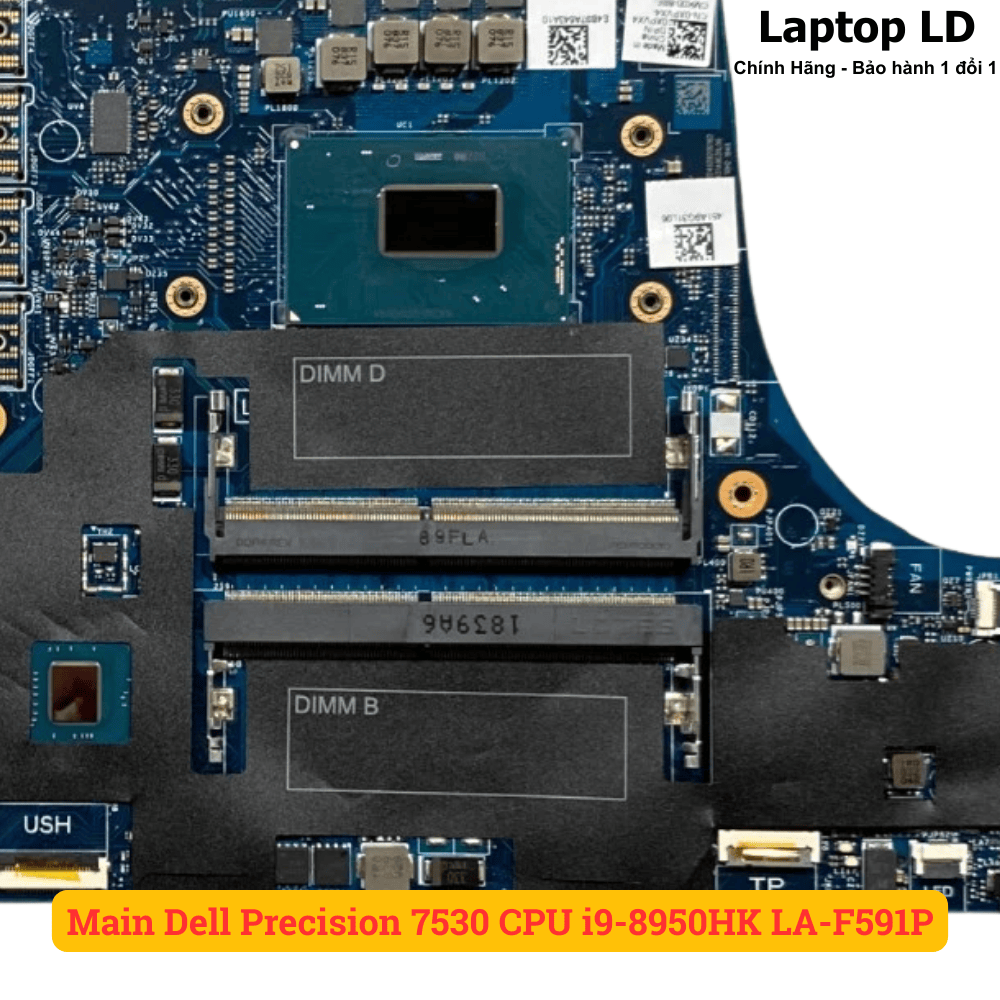Main Dell Precision 7530 CPU i9-8950HK LA-F591P