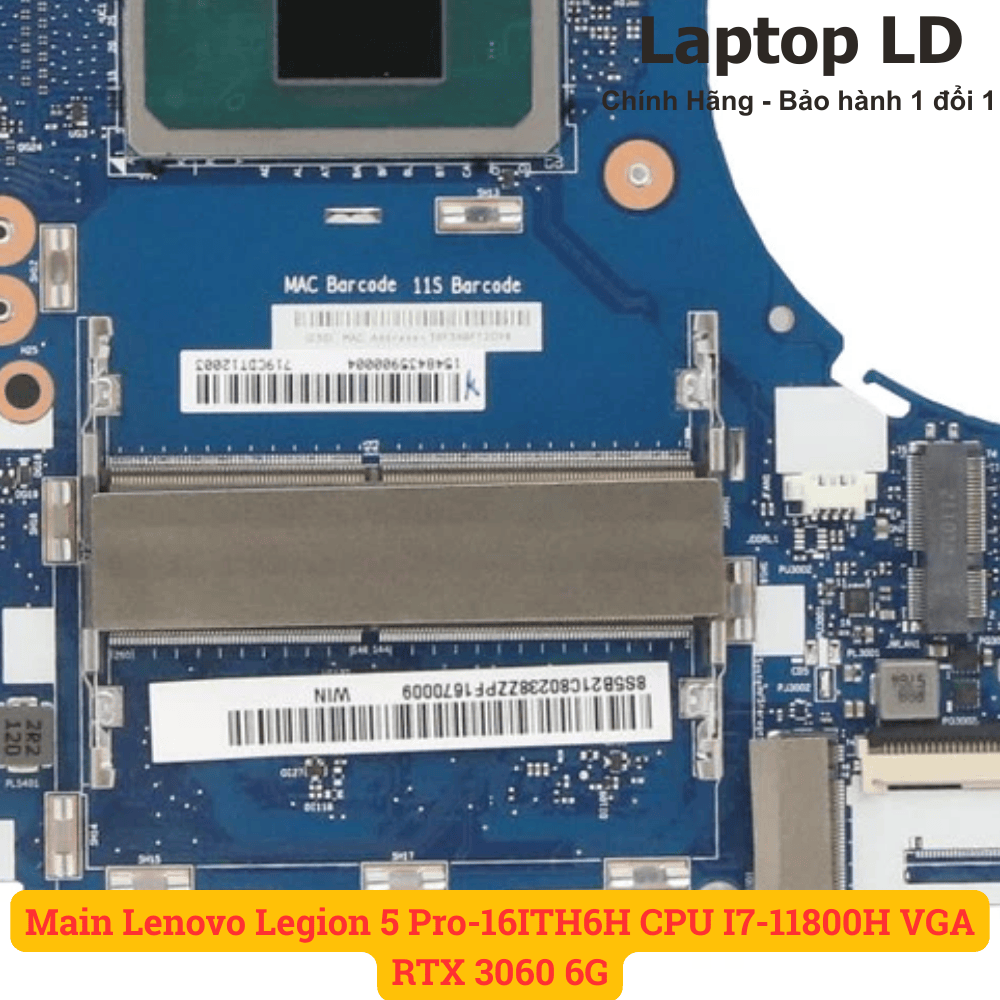 Main Lenovo Legion 5 Pro-16ITH6H CPU I7-11800H VGA RTX 3060 6G