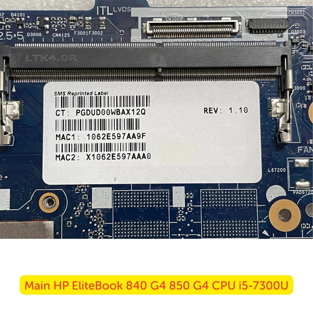 Main HP EliteBook 840 G4 850 G4 CPU i5-7300U