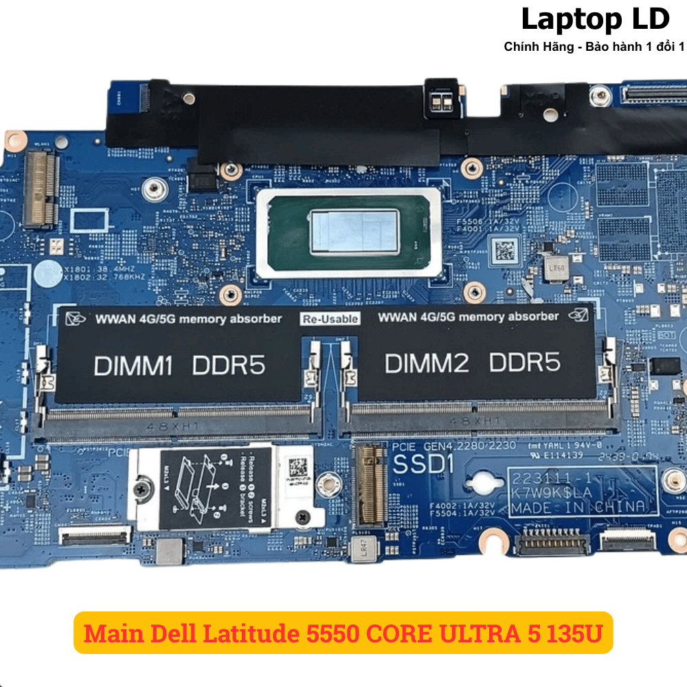 Main Dell Latitude 5550 CORE ULTRA 5 135U