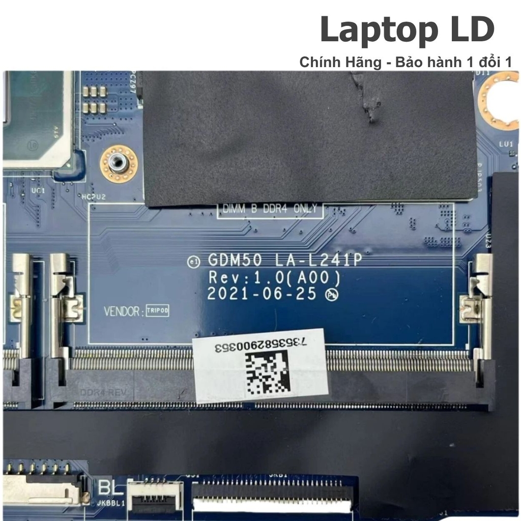 Main Dell Inspiron 15 3511 | CPU i7-1165G7 LA-L241P