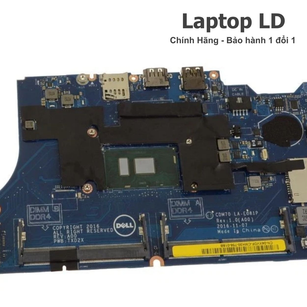 Main Dell Latitude 5480 CPU i5-7300U LA-E081P