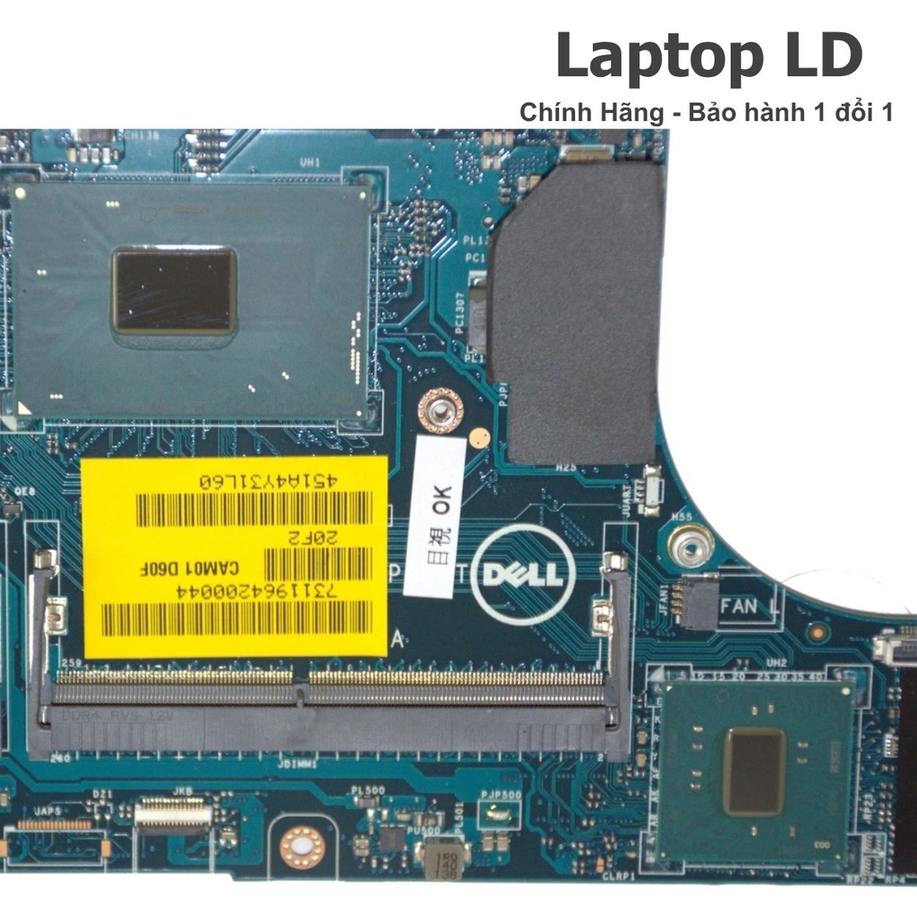 Main Dell Precision 5520 CPU i7-7700HQ 2.8Ghz Quadro M1200