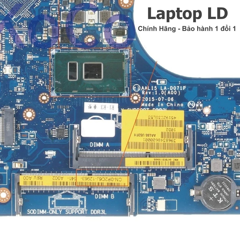 Main Dell Vostro 3459 / 5459 / 3559 / 5559 Chính Hãng, BH 1 Đổi 1