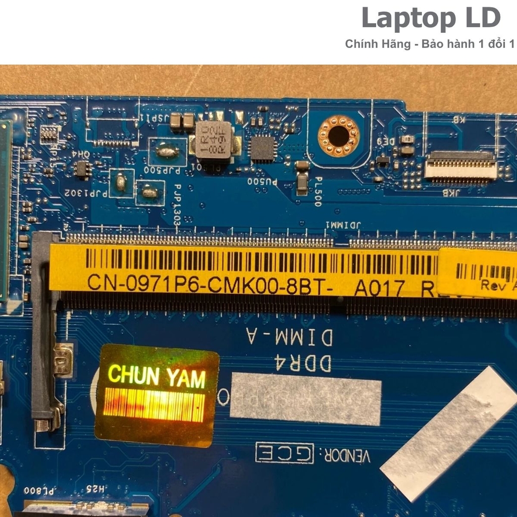 Main Dell XPS 15 9570 5530 M5530 CPU I7-8850H GPU P1000 LA-F541P