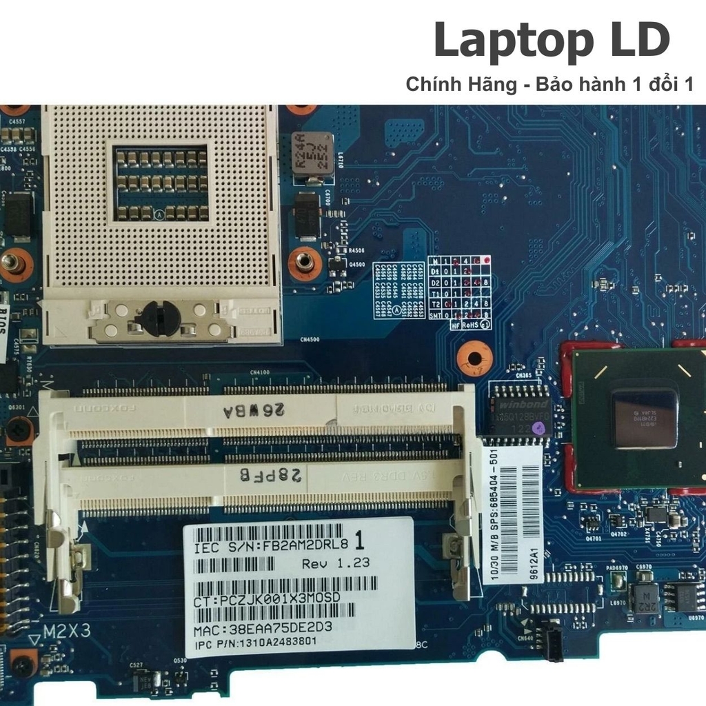 Main HP EliteBook 2570p 6050A2483801-MB-A02 Chính Hãng, BH 1 Đổi 1