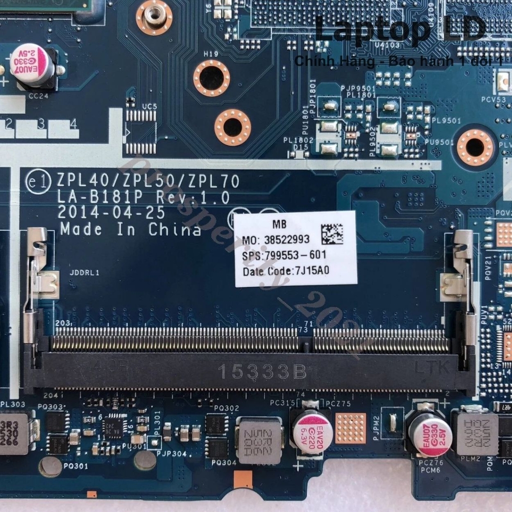 Main HP Probook 440 G2 / 450 G2 / 470 G2 CPU i5-5200U LA-B181P Chính Hãng, BH 1 Đổi 1