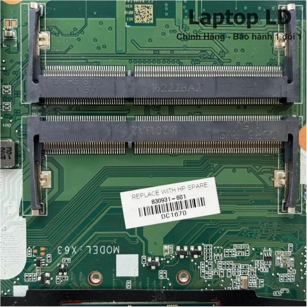 Main HP ProBook 450 G3 / 470 G3 CPU i5-6200U DA0X63MB6H1 Chính Hãng, BH 1 Đổi 1