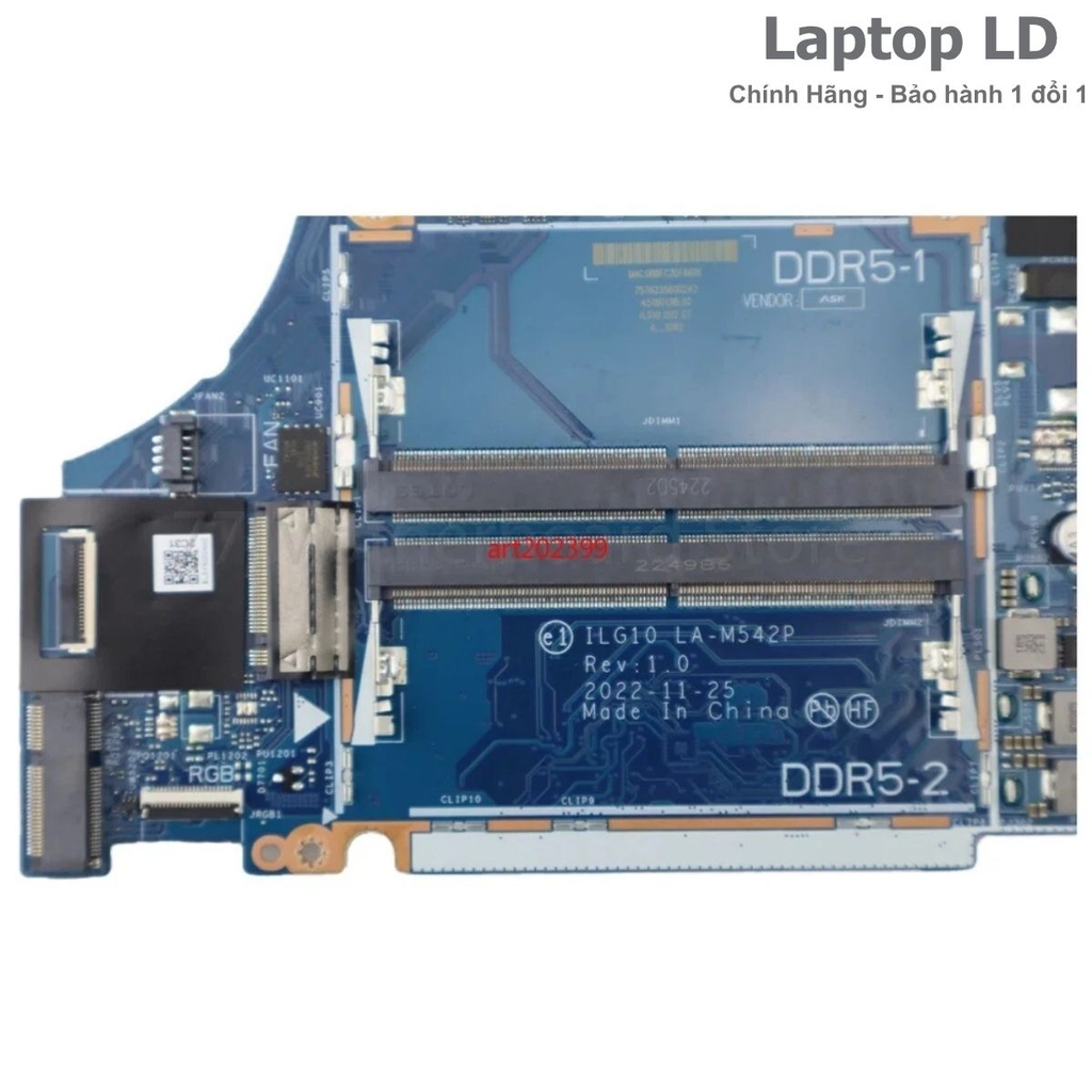 Main Lenovo LOQ 15IRH8 CPU i7-13700H VGA RTX 4050 LA-M542P REV 1.0