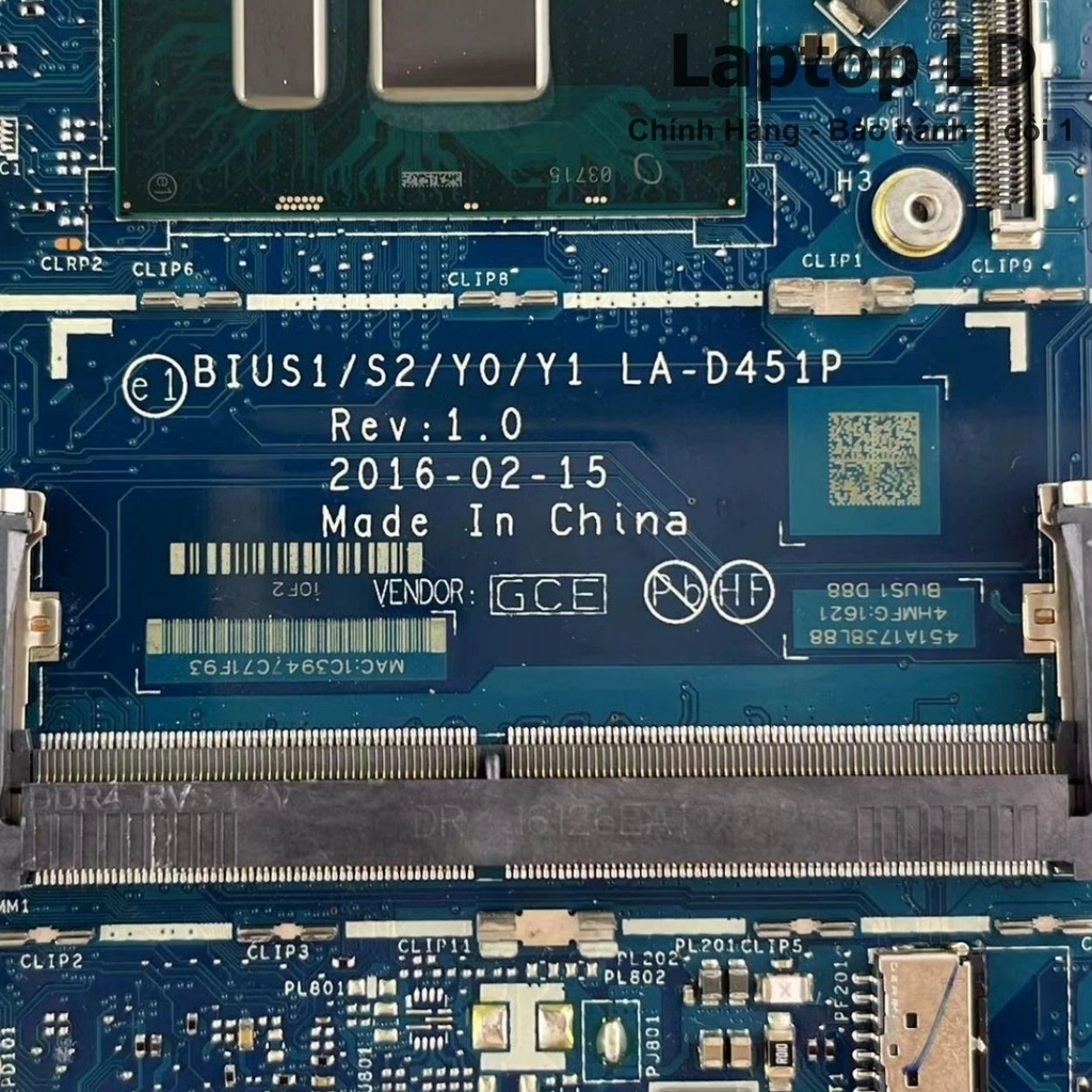 Main Lenovo Yoga 510-14ISK | CPU i5-6200U LA-D451P