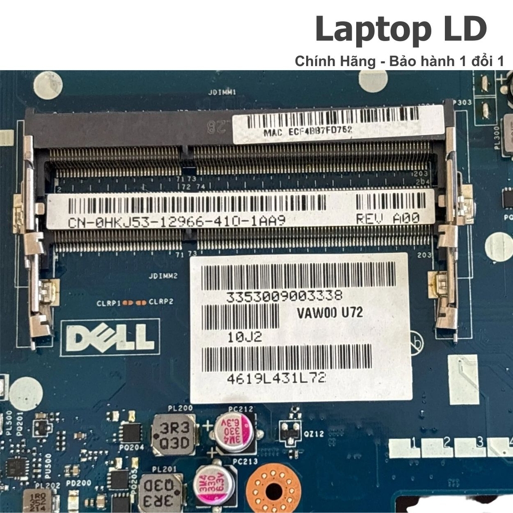 Main Dell Inspiron 3521 CPU I5-3317U | LA-9104P
