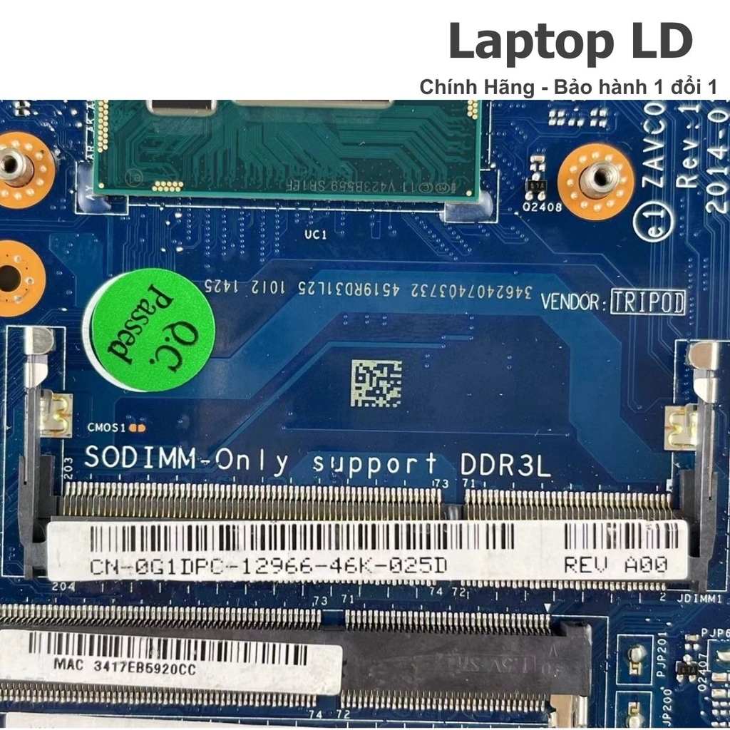 Main Dell Inspiron 5542 | CPU i5-4210U LA-B012P