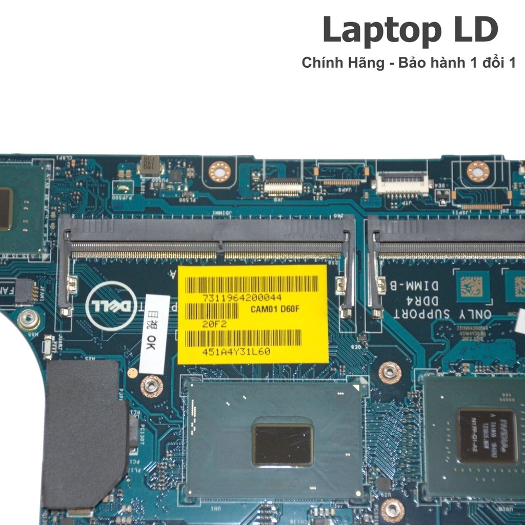 Main Dell Precision 5520 CPU i7-7820HQ | Quadro M1200 | LA-E331P