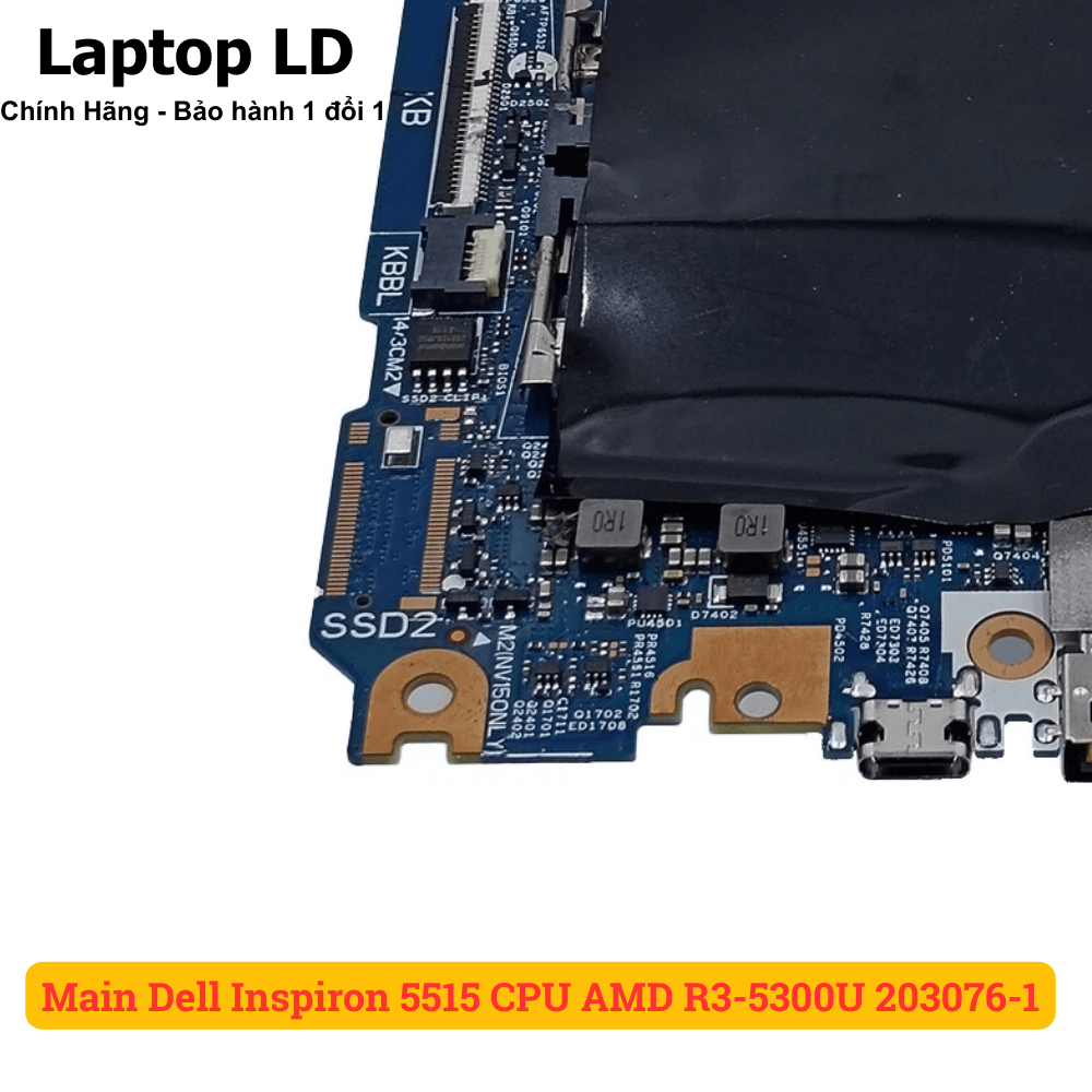 Main Dell Inspiron 5515 CPU AMD R3-5300U 203076-1