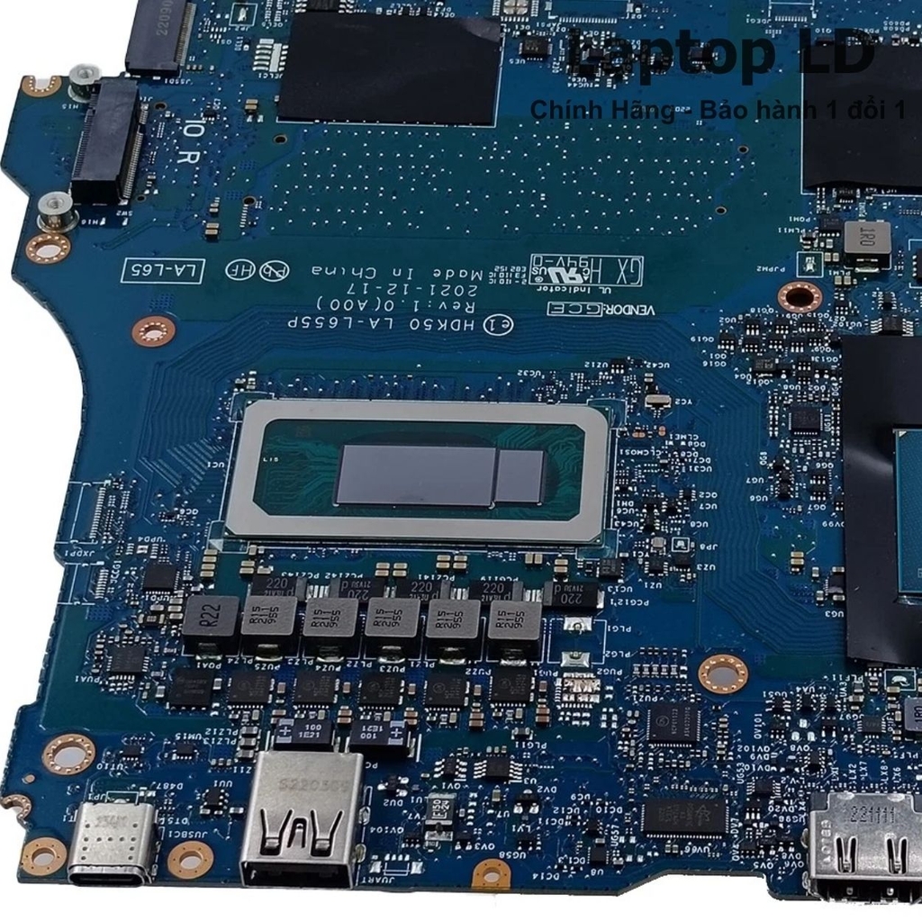 Main Dell G15 5520 CPU i7-12700H VGA RTX 3060 LA-L659P