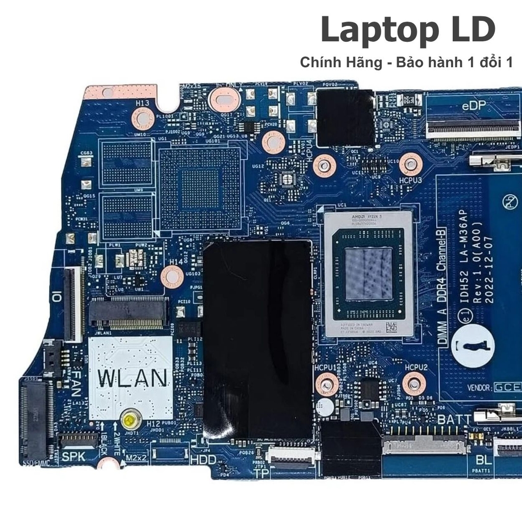 Main Dell Inspiron 14 3435 / 15 3535 CPU R7 7730U LA-M36AP