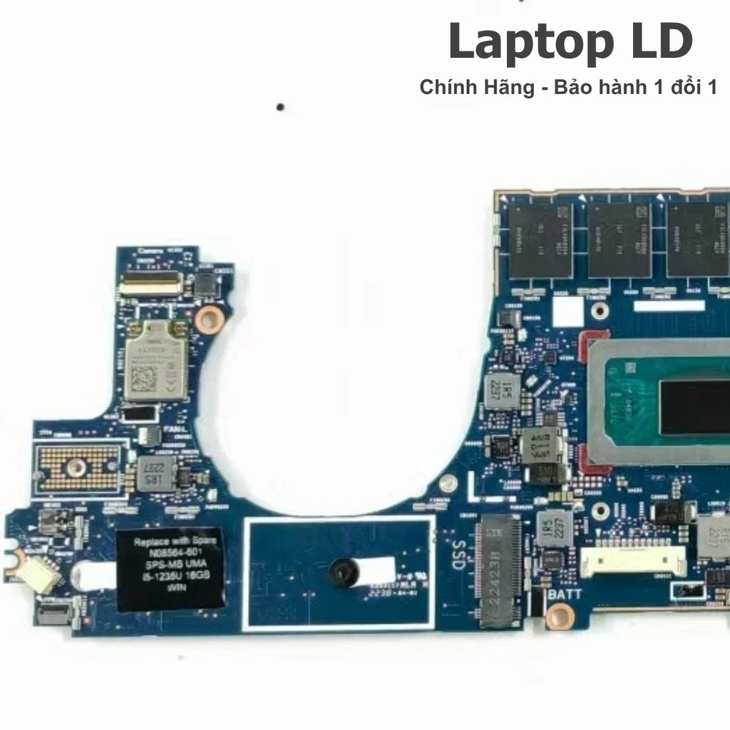 Main HP Elite Dragonfly G3 CPU I7-1255U 16GB 6050A3321401