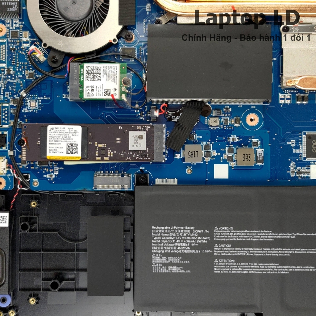 Main MSI Gaming Katana 15 B13UDXK | CPU i7 13620H
