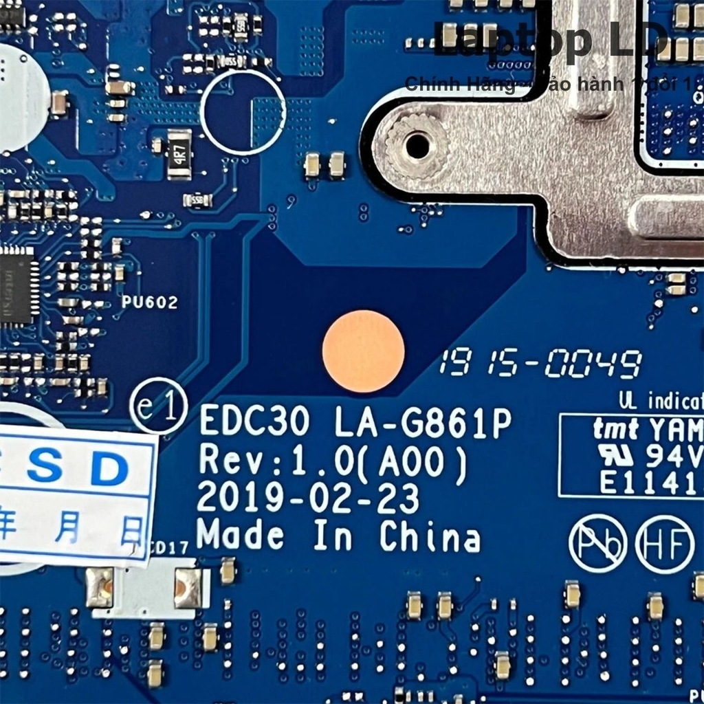 Main Dell Latitude 7300 | CPU i5-8365U | LA-G861P