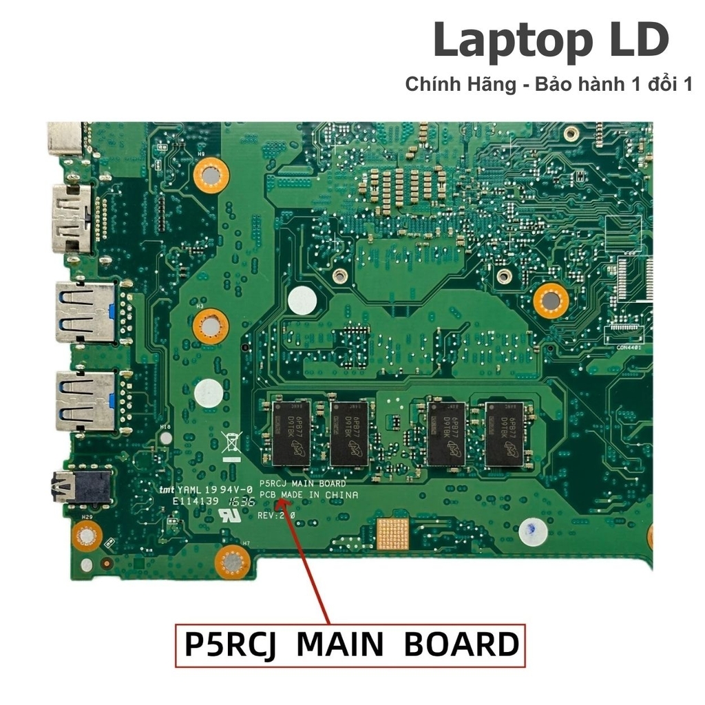 Main Acer Aspire R5-571TG Hàng Zin, BH 1 đổi 1