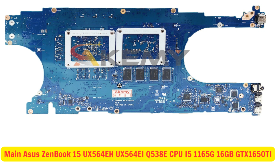 Main Asus ZenBook 15 UX564EH UX564EI Q538E CPU I5 1165G 16GB GTX1650TI
