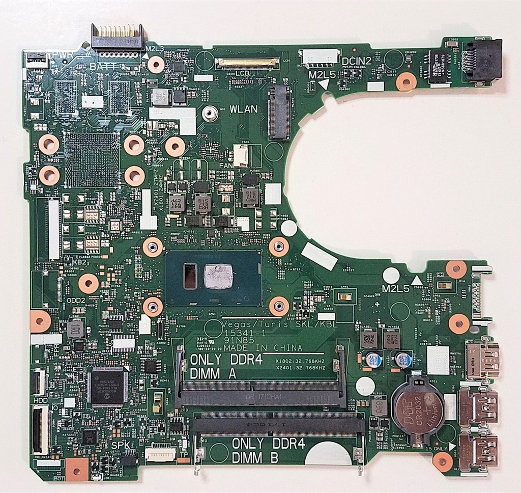 Main Dell Inspiron 15 3567 CPU I5-7200U 15341-1