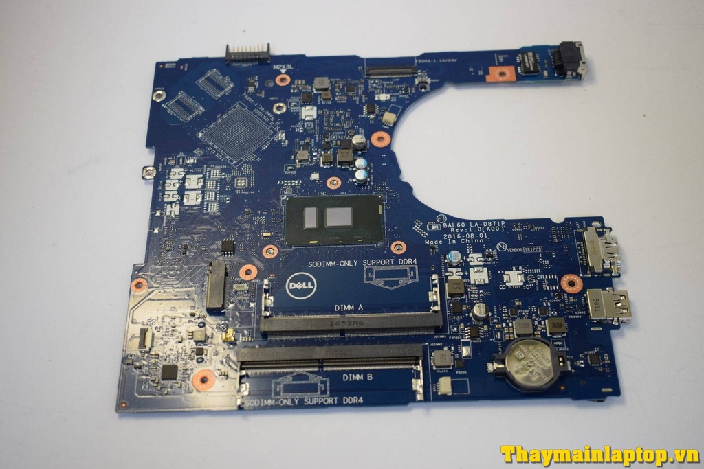 Main Dell Inspiron 14 5468 / 15 5566 i7-7500U LA-D871P Zin, BH 1 đổi 1