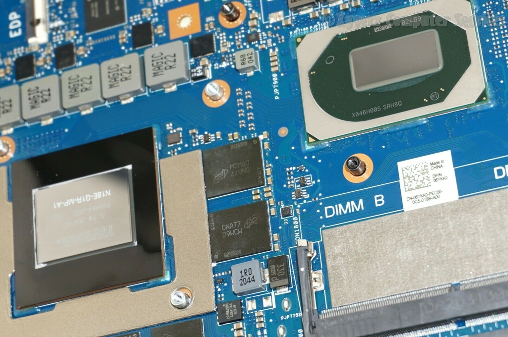 Main DELL G7 17 7700 CPU I7-10750H RTX2070 8GB