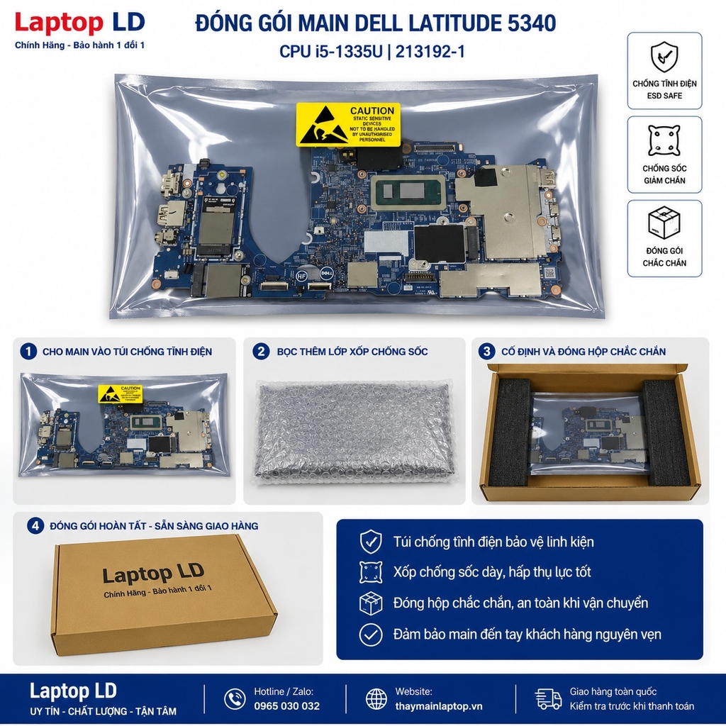 Main Dell Latitude 5340 | CPU i5-1335U | 213192-1