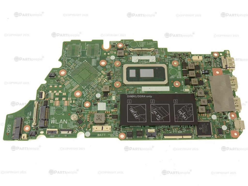 Main Dell Inspiron 5490 5590 5498 5598 CPU i5-10210U