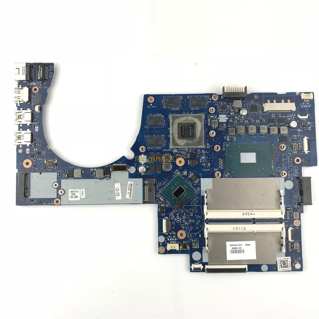 Main HP Envy 17-R / 17T-N CPU I7-6700HQ LA-C991P GTX950M