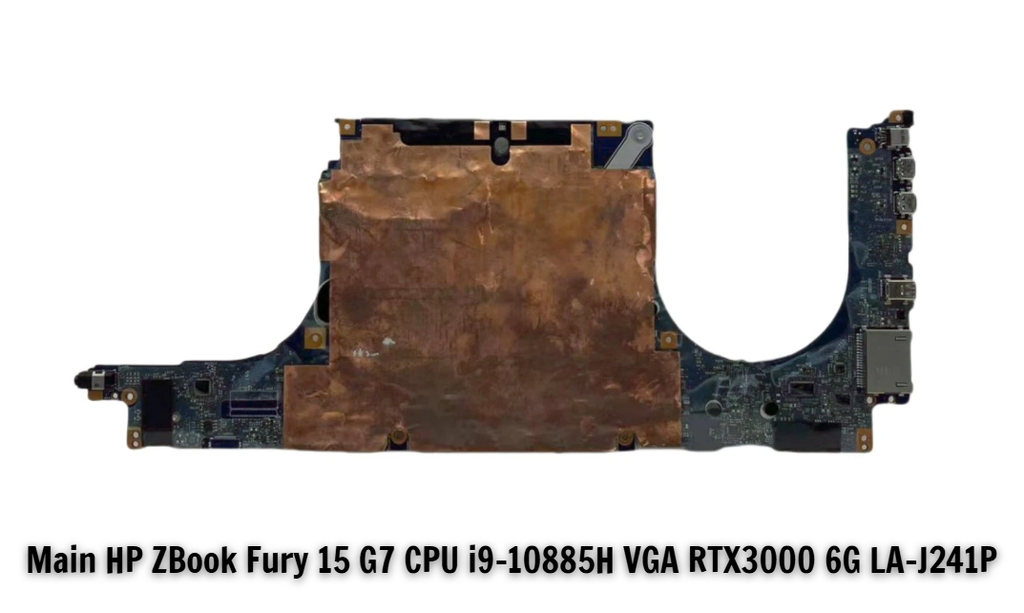 Main HP ZBook Fury 15 G7 CPU i9-10885H VGA RTX3000 6G LA-J241P