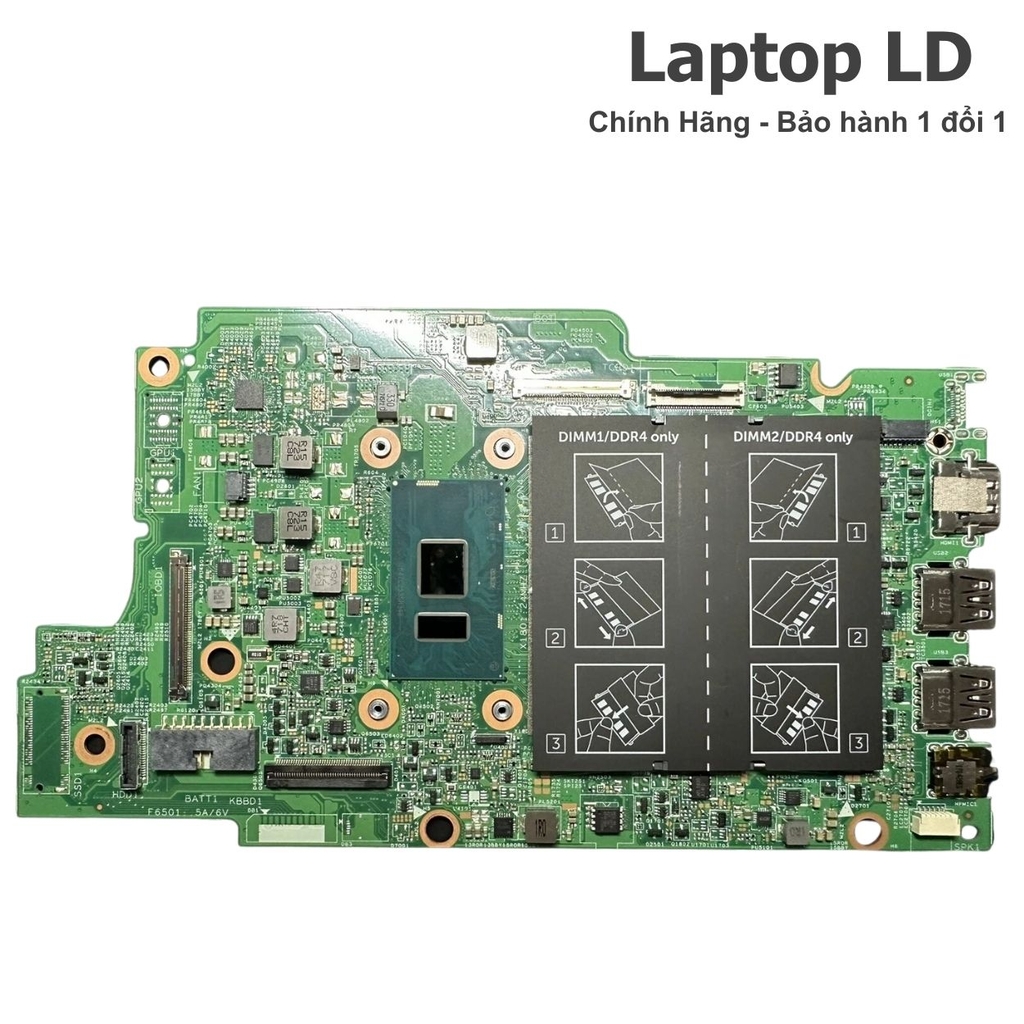 Main Dell Inspiron 13 5368 / 5378 / 3379 CPU I5-7200U 15264-1