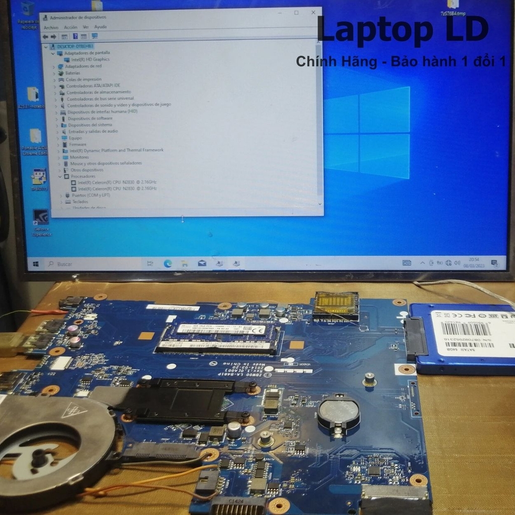 Main Dell Inspiron 15 3531 CPU N3530 LA-B481P