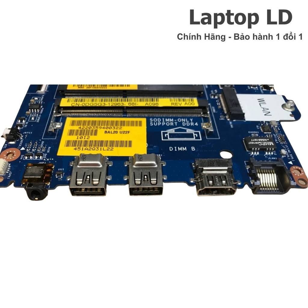 Main Dell Inspiron 15 5767 / 5567 CPU i5-7200U LA-D801P