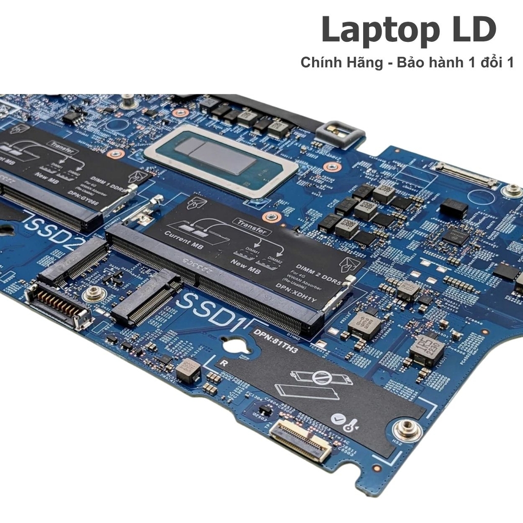 Main Dell Latitude 5531 CPU i7-1270P LA-L872P