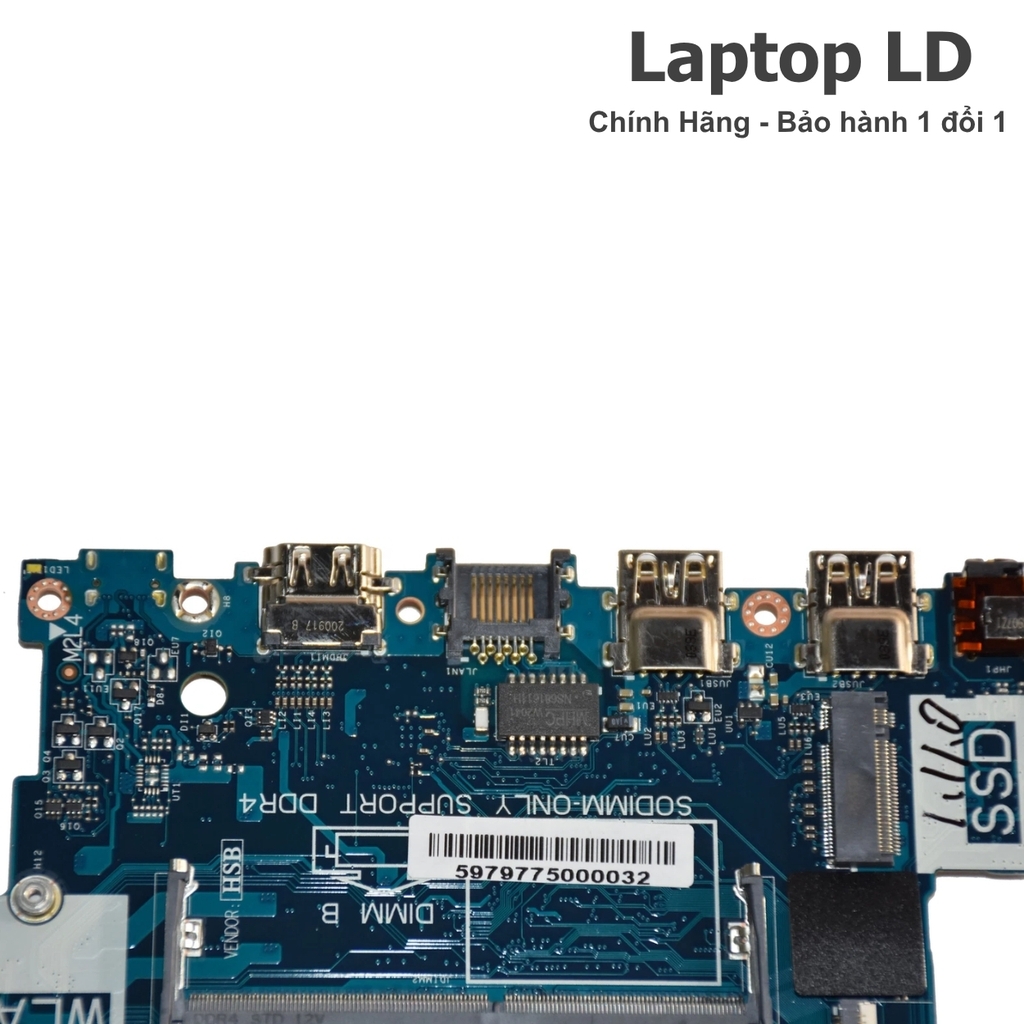 Main Dell Vostro 3480 / 3580 / 3780 / 3584 CPU I5-8265U LA-G712P