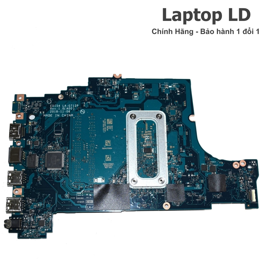Main Dell Vostro 3480 / 3580 / 3780 / 3584 CPU I5-8265U LA-G712P