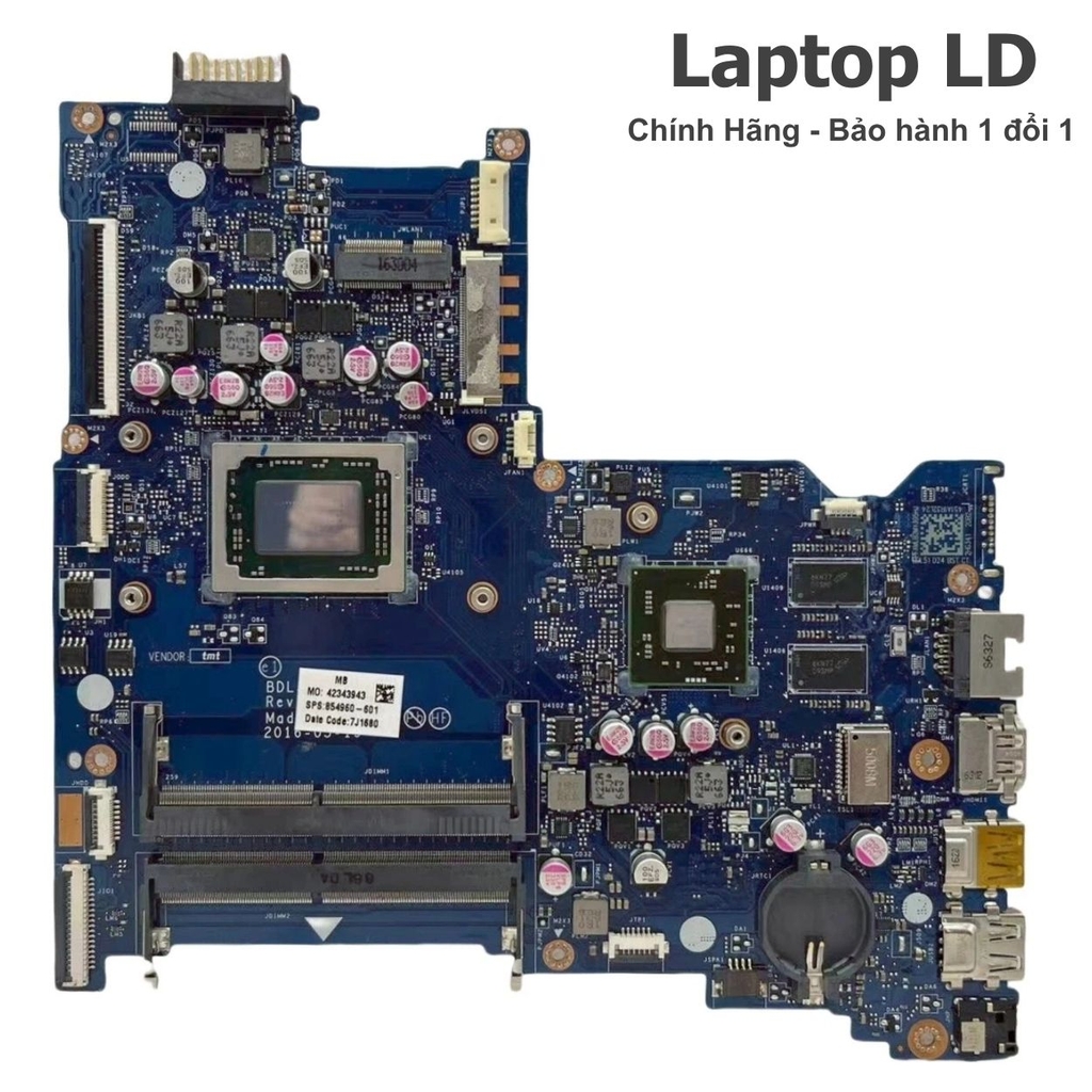 Main HP Pavilion 15-BA CPU AMD A10-9600P LA-D713P Chính Hãng, BH 1 Đổi 1